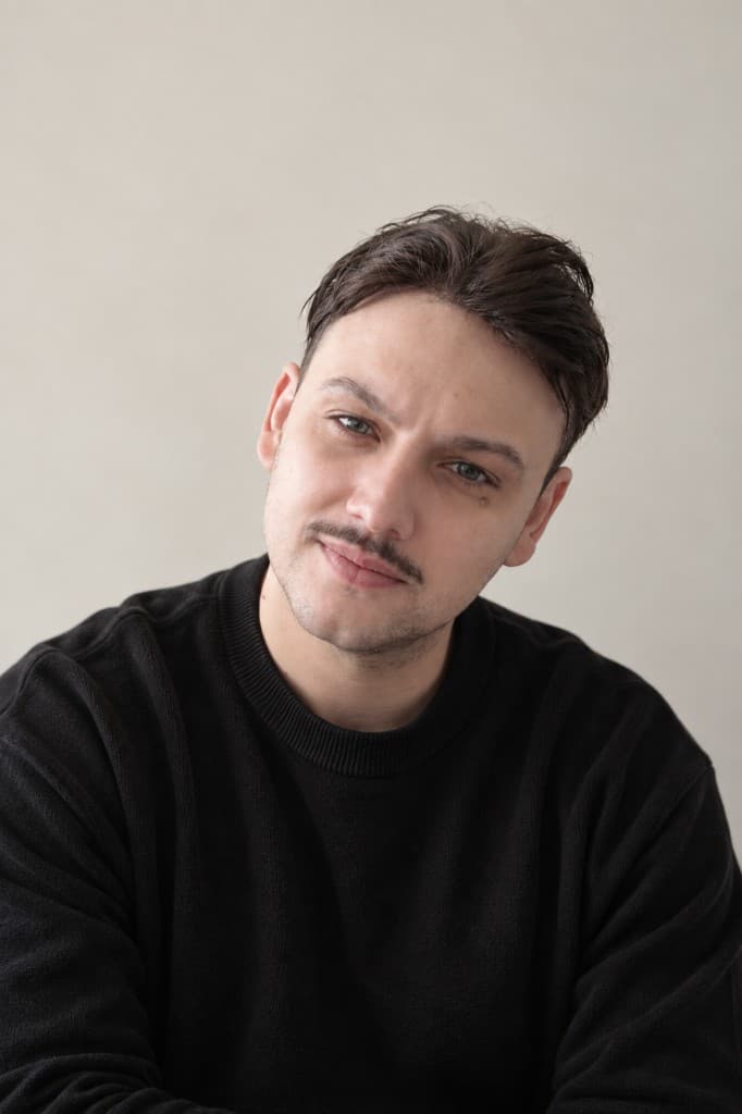 Portret van Fares Masharawi